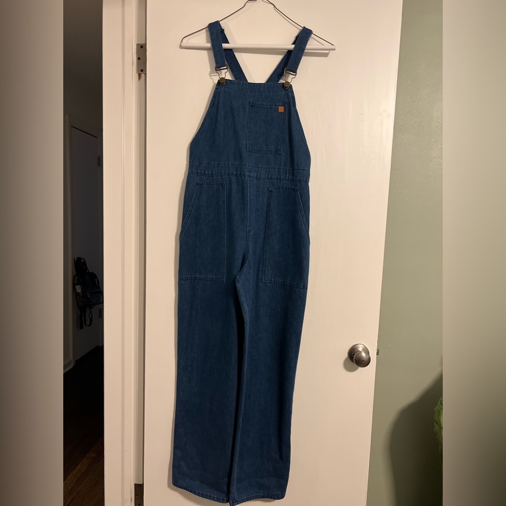 Biscuit Denim Overalls
